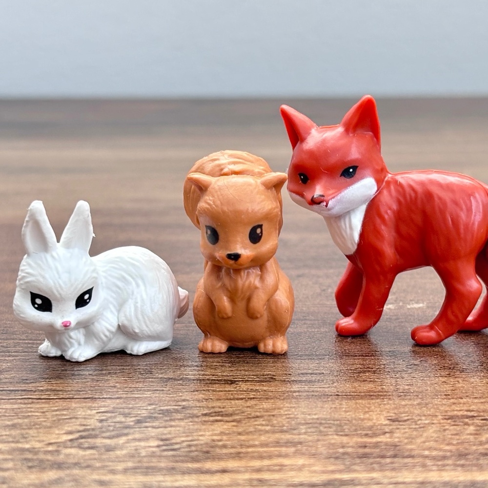 Barbie Animal Rescuer Vet Animals White RABBIT BUNNY FOX SQUIRREL Replacement 3